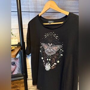 Warehouse One Moth Oversized Tee